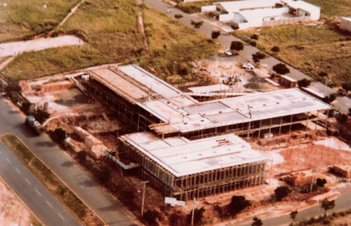 Construção da sede atual